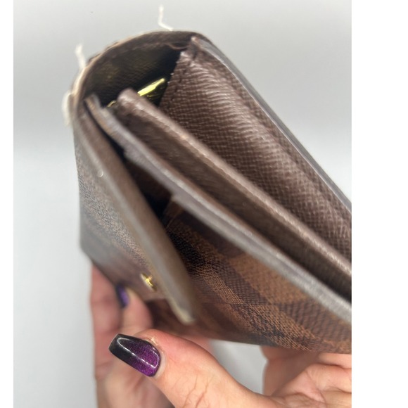 Louis Vuitton Damier Ebene Canvas Long Wallet Zippy #72 - Picture 13 of 15